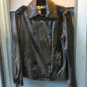 Gap Genuine Leather Vintage Jacket